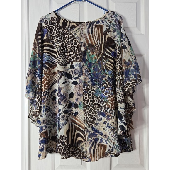 Notations Womans Plus Size Blousr Size 3X Shirt Sleeve Multiple Colors - Picture 5 of 6